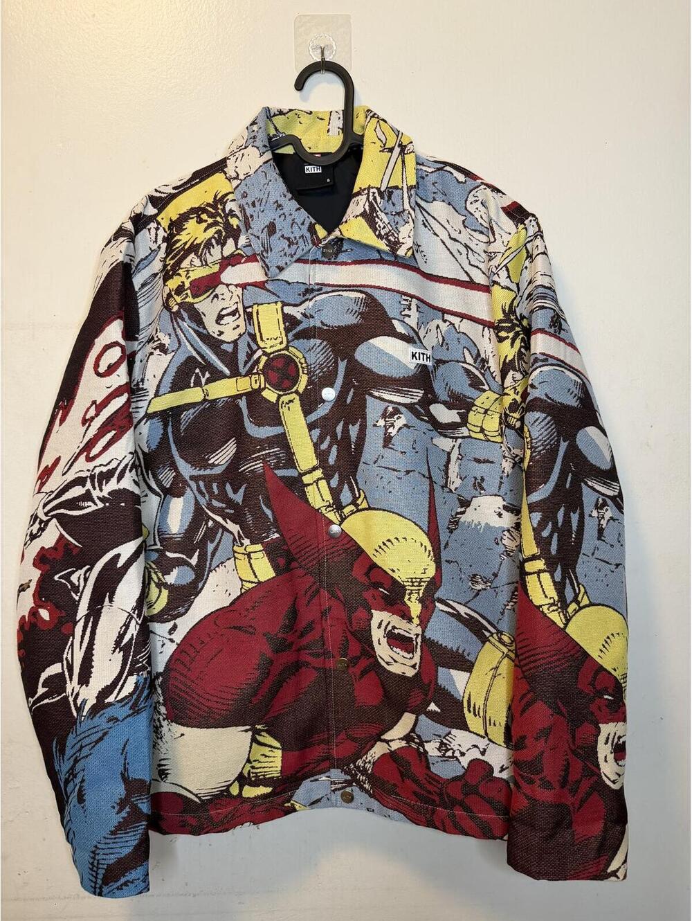 Kith x Marvel X-Men Men’s Small Tapestry Coaches Jacket